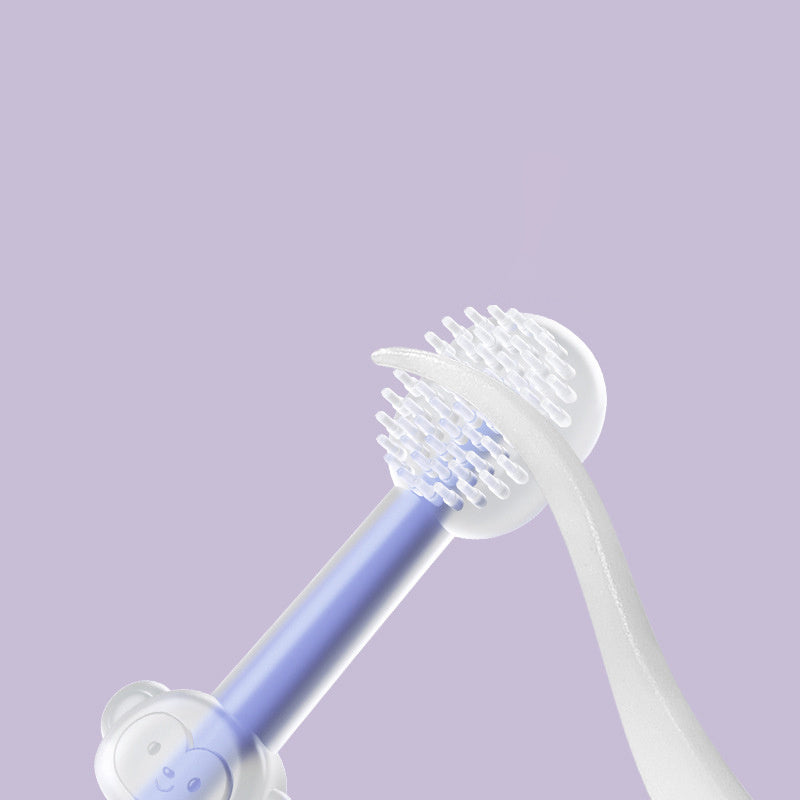 Brosse dents silicone coloris vert