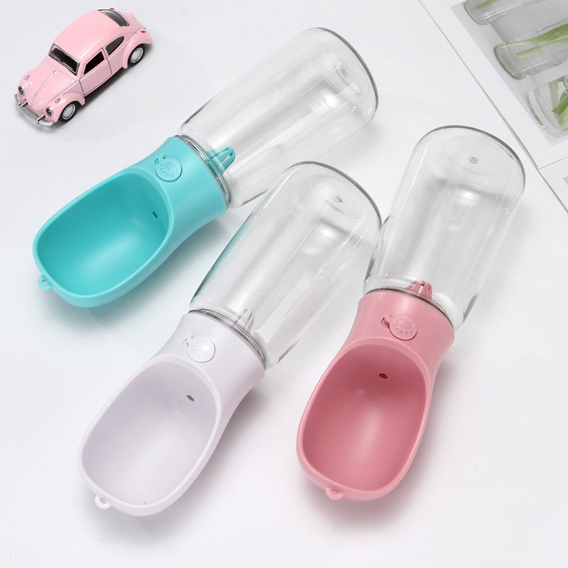 Gourde portable coloris rose