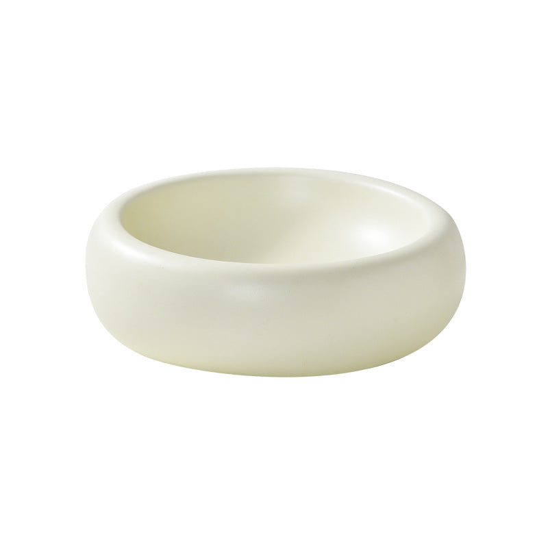 Gamelle céramique double cercle design raffiné