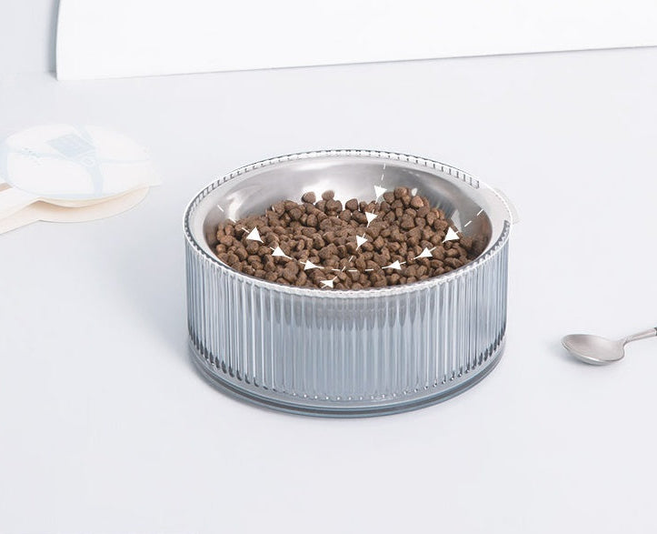 Gamelle anti-renversement bol inox amovible