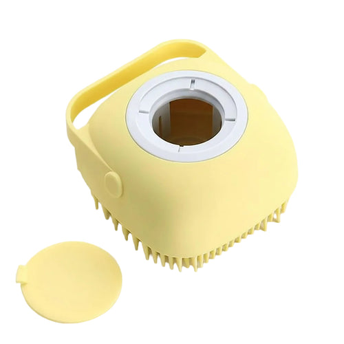 Brosse bain distributeur shampoing intégré vue principale