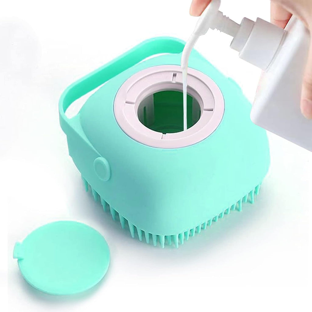 Brosse bain picots silicone massage effet