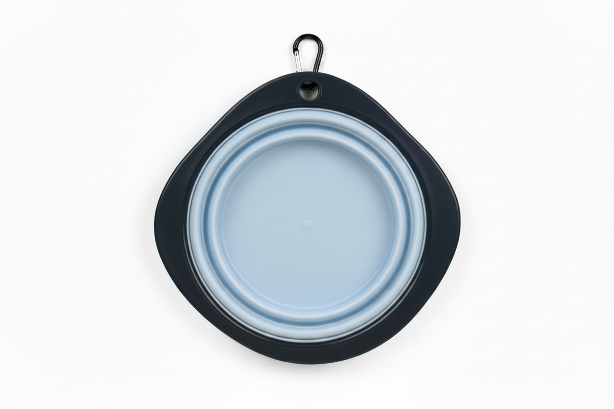 Gamelle pliable voyage pliée à plat