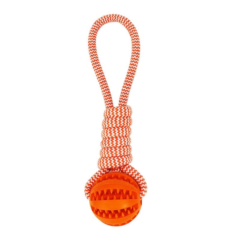 Balle interactive corde coton épais