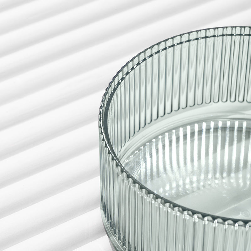 Gamelle anti-renversement socle verre strié