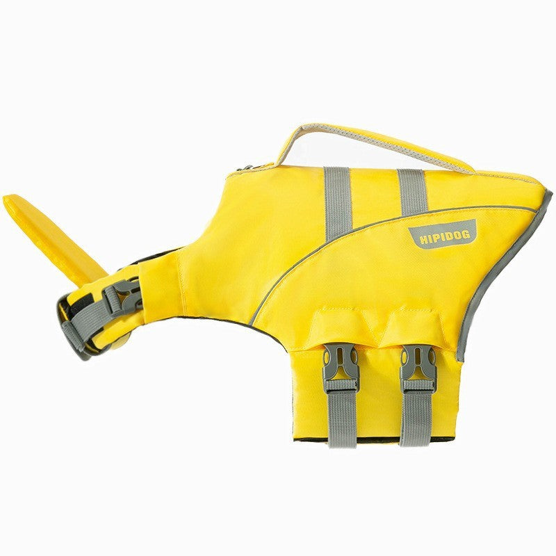 Gilet de sauvetage pour chien vue de dos poignée