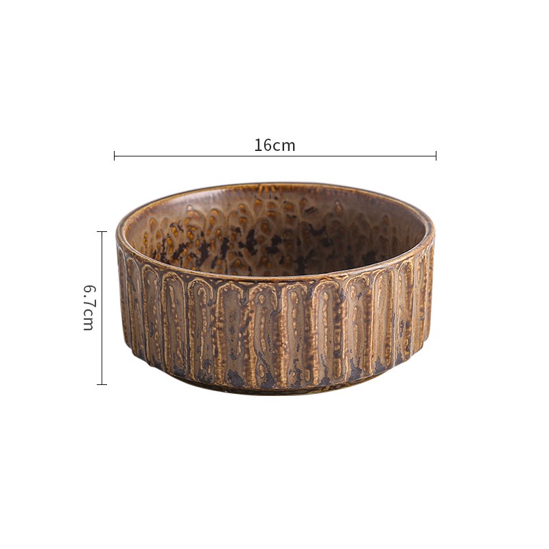 Gamelle céramique design strié élégant