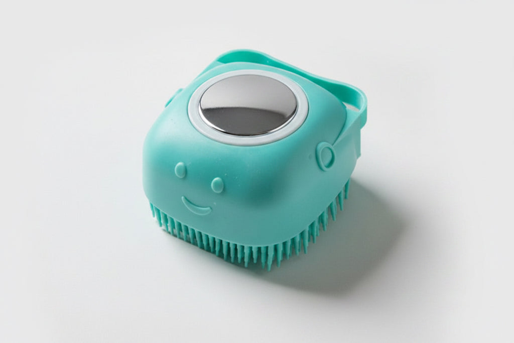 Brosse bain coloris bleu