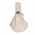 Sac à bandoulière pour chat et chien coloris crème - vue principale