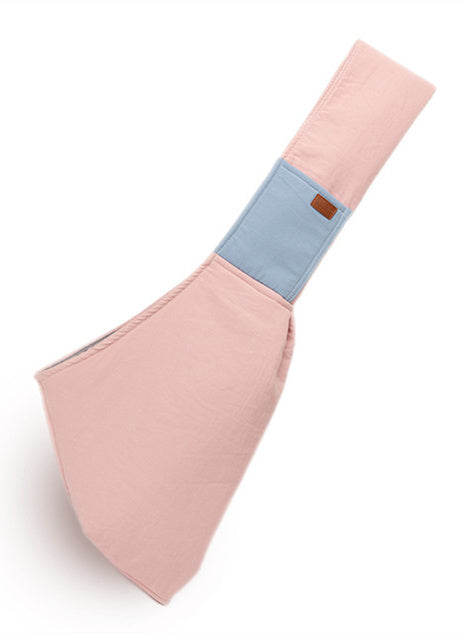 Sac à bandoulière bicolore coloris rose pâle - toutes saisons