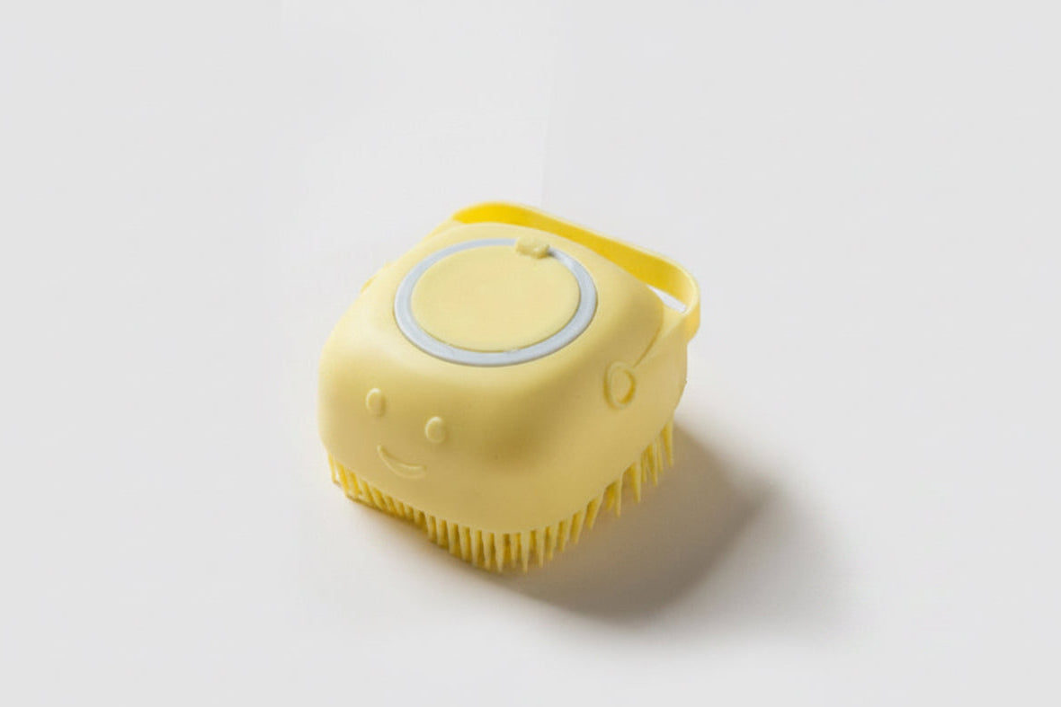 Brosse bain coloris jaune