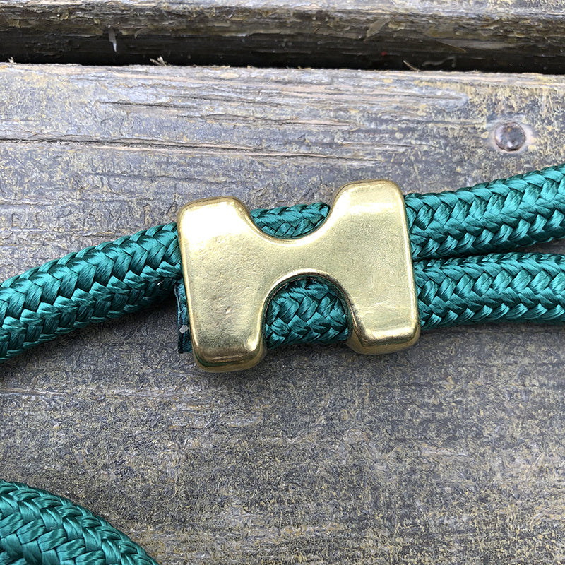 Laisse promenade nylon vue détail clip