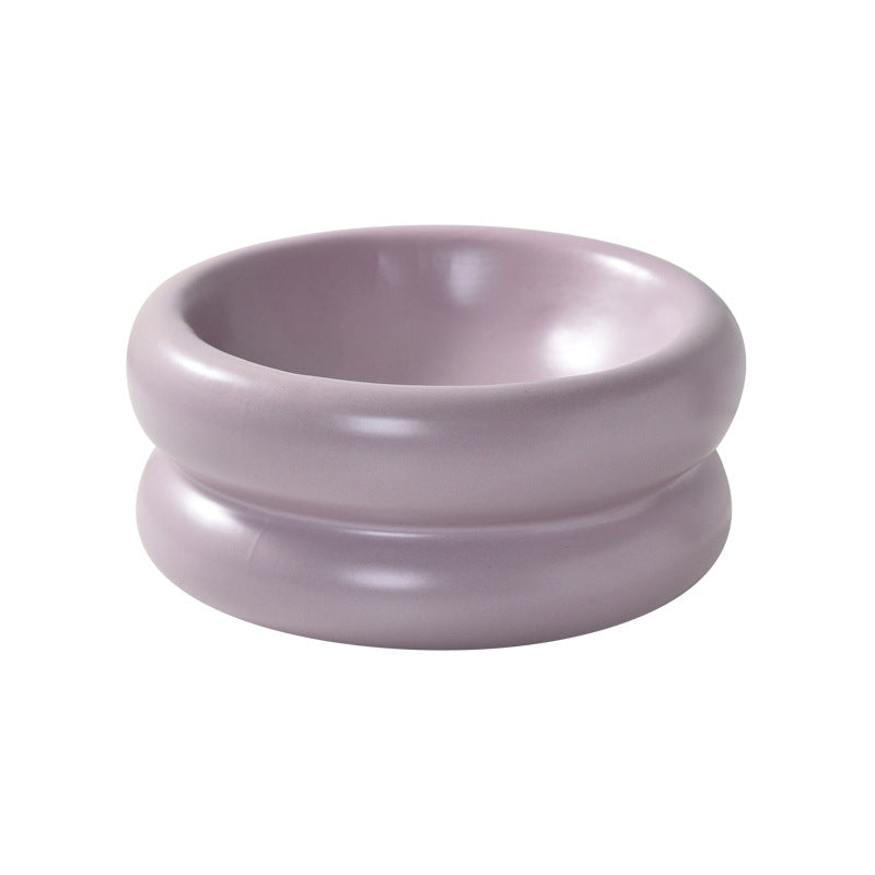 Gamelle céramique donut coloris blanc
